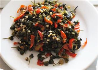 腌韭菜花能和虾皮一起吃吗/同吃_腌韭菜花和虾皮相克吗 腌韭菜花能和虾皮一起吃吗/同吃_腌韭菜花和虾皮相克吗