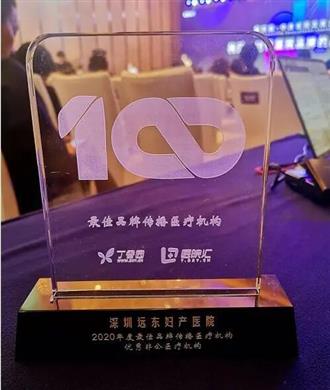 连续3年！远东妇产医院再度荣获中国医疗机构品牌传播百强榜