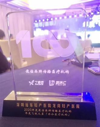 连续3年！远东妇产医院再度荣获中国医疗机构品牌传播百强榜