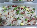 豌豆叉烧炒饭