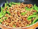 橄榄菜甜豆炒肉丝