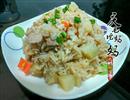 土豆肉片焖饭