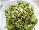 干煸苦瓜炒芽菜