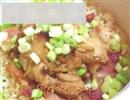 糙米咸肉鸡块饭