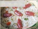 豌豆腊肠煲仔饭