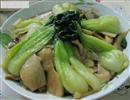 青菜炒杏鲍菇
