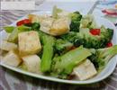 西兰花烧豆腐