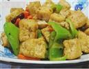 青椒豆腐泡
