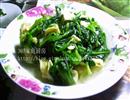 菠菜炒百叶