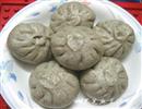 黑芝麻豆沙包