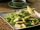 蚕豆炒春笋