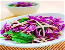 金针菇拌紫甘蓝