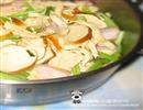 芹菜素鸡烧腐竹