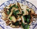 菜叶炒豆干