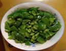 青椒炒毛豆