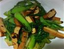 上海青菜炒豆干的做法