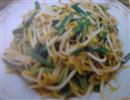 韭菜炒绿豆芽