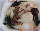 蒜蓉瘦肉炒奶白菜