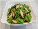 香菇炒荷兰豆