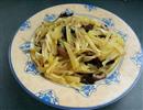 茭白土豆炒肉丝