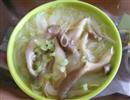 冻菌粉丝汤