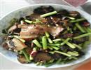 蒜苔炒腊肉