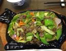 铁板牛肉青椒