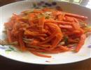 红萝卜炒肉丝