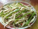 茭白青椒肉丝