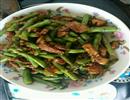 豆角炒肉