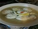 白菜豆腐圆子汤
