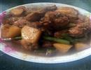 土豆豆角炖鸡块