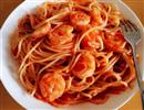 番茄鲜虾意面