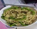 青椒炒面