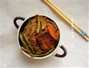 豆角风肉焖面的做法